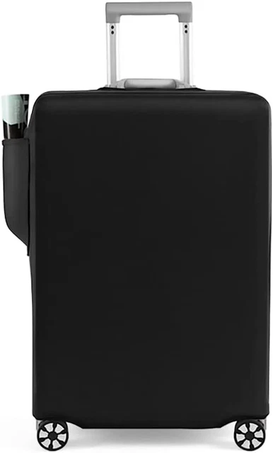Travel Luggage Cover Black Printed Suitcase Cover Fits 30-32 Inch