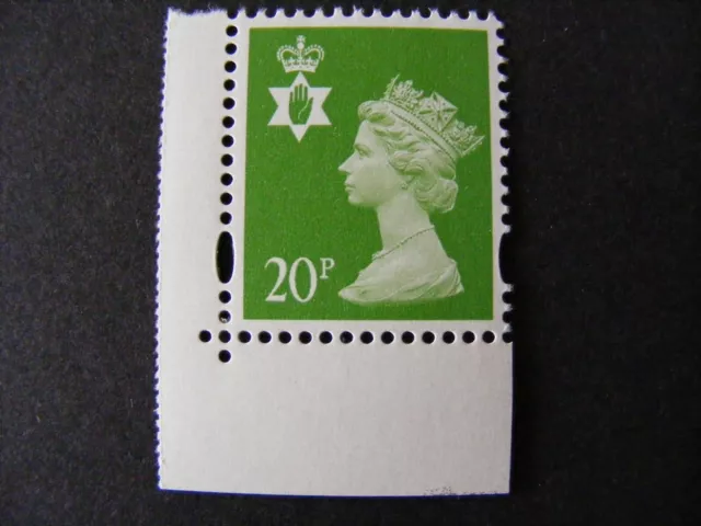 GB QEII MNH Northern Ireland SG NI80 20p RB Regional Machin Definitive