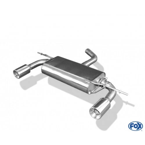 Fox Rennsportanlage 2X 1X90Mm Typ 13 Für Volkswagen (Vw) Golf 6