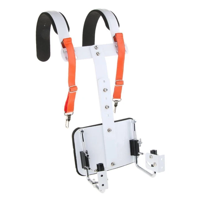 Support De Caisse Claire Réglable Avec Bretelle - Pour Percussion - Couleur Orange