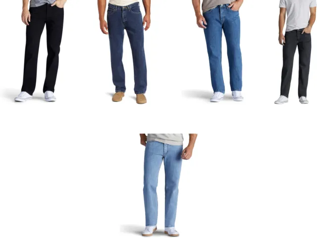 LEE MEN'S RELAXED Fit Straight Leg Jean $14.12 - PicClick