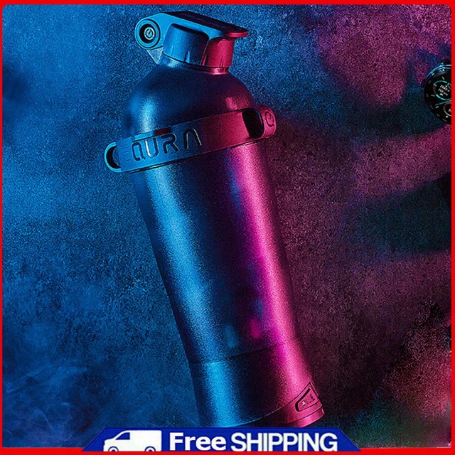 Power Bank miscelatore frullati 550 ml bottiglia shaker frullatori frullatori (nero).
