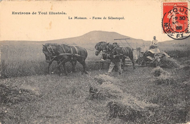 Cpa 54 Surroundings Of Toul La Harvest Farm Sevastopol / Agriculture