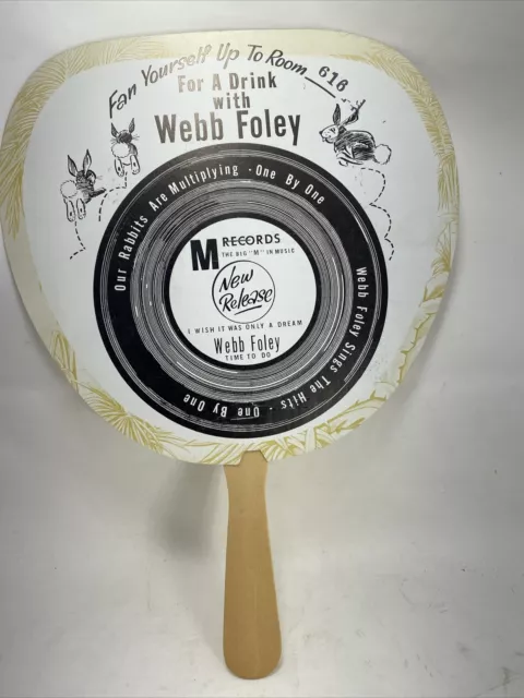 Webb Foley Rockabilly Country Hillbilly Singer Promotional Fan Music Memorabilia