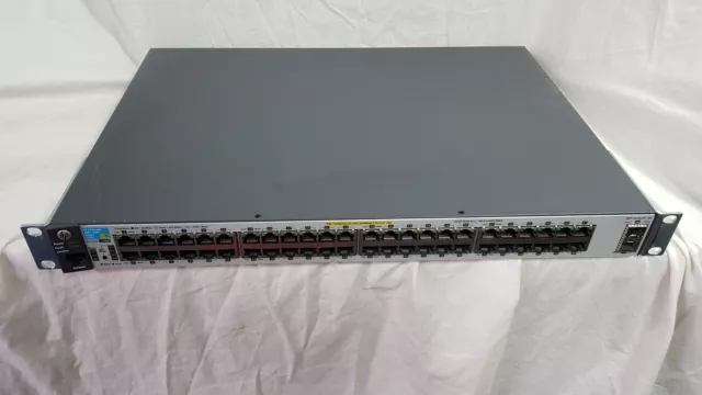 HP j9853a 2530-48G-POE+-2SFP+ 48 Port Gigabit PoE+ Network Switch with Rackmount