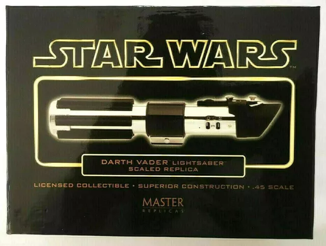 Star Wars DARTH VADER sable dorado escala 0:45 Master Replicas