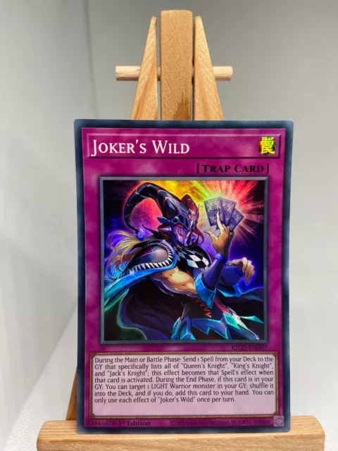 Joker's Wild - Super Rare 1st Edition KICO-EN007 - NM - YuGiOh