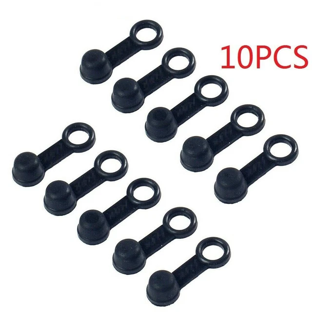 Pièce de Rechange Outil 10x Poussière Bouchon 10PCS Noir Purge Frein MM Vis
