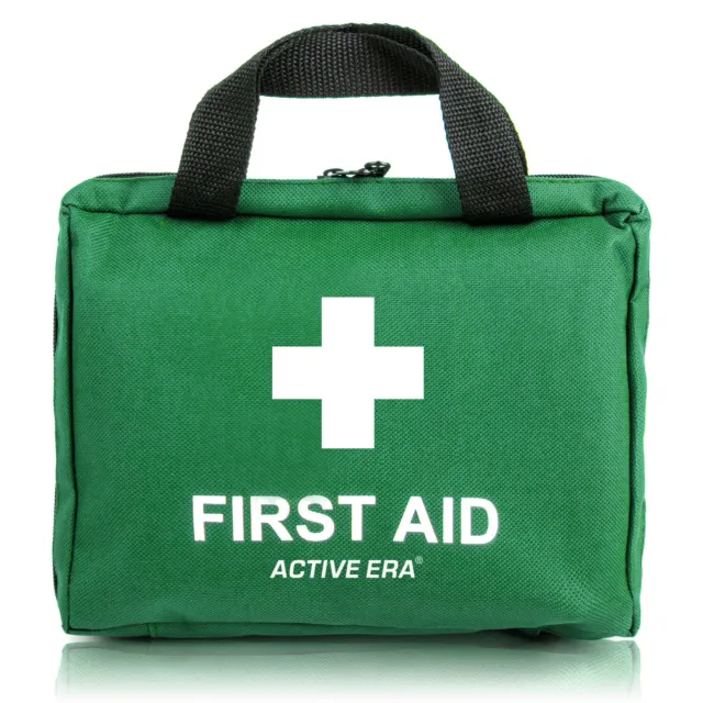 Premium Erste Hilfe Set Auto- 90-teiliges Erste-Hilfe-Kit, Verbandstasche (Grün)