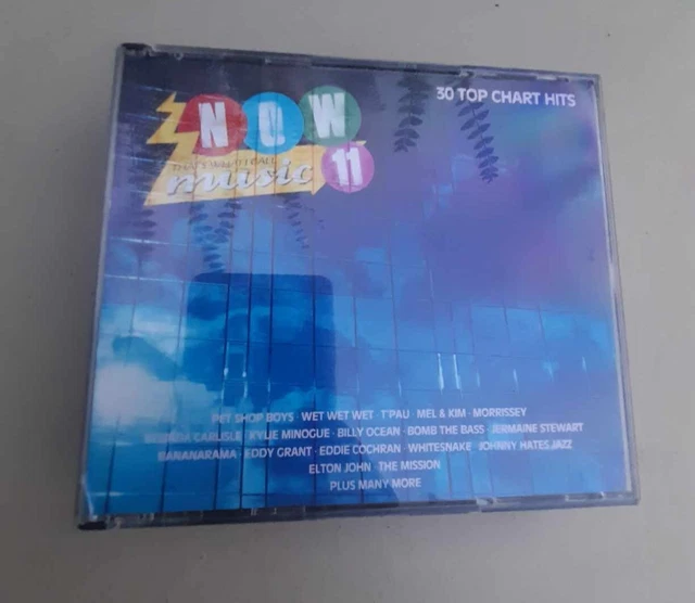 FAT BOX ORIGINAL 1988 Now Thats What I Call Music 11 Double Cd £14.