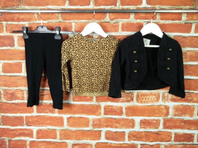 Baby Girls Bundle Age 12-18 Months River Island Next Jacket Leggings Tee 86Cm