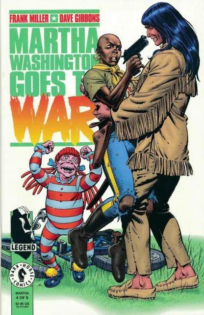 Martha Washington Goes To War #4 VFNM Dark Horse Comics August Aug 1994