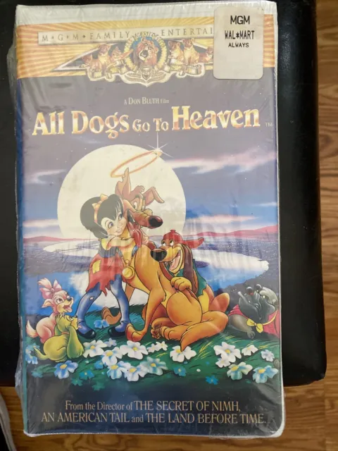 All Dogs Go to Heaven (VHS, 1989, Clam Shell Family Entertainment)