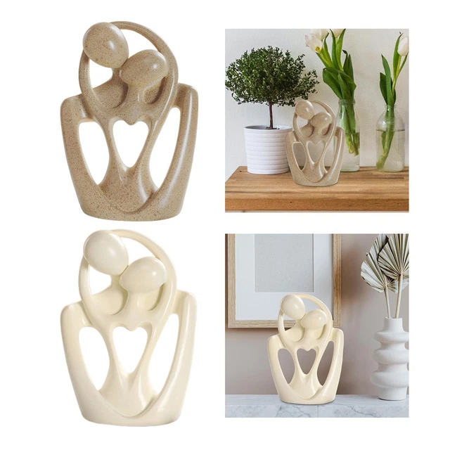 Statue de Couple abstraite, Figurine de Couple, artisanat nordique pour