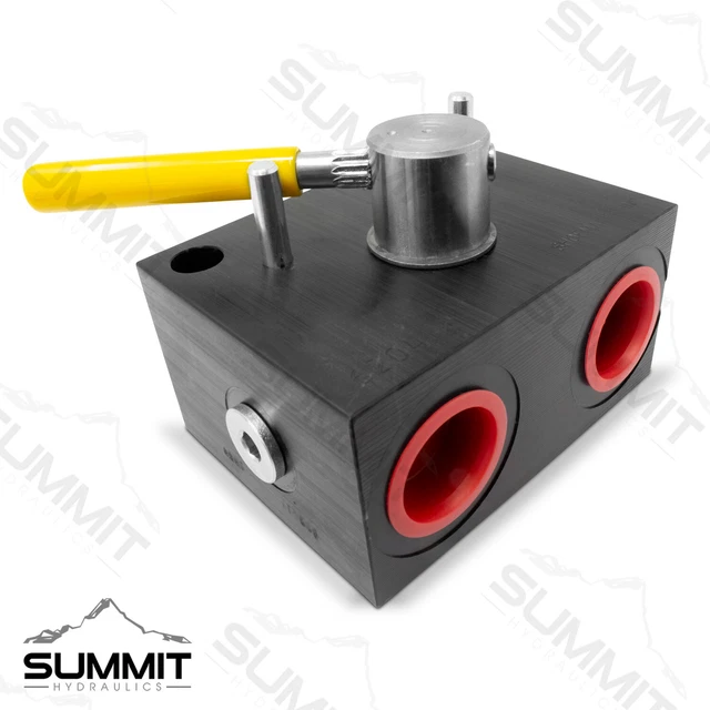 HYDRAULIC ROTARY SELECTOR Diverter Valve, 3 Way, 40 GPM, 5000 PSI, 12