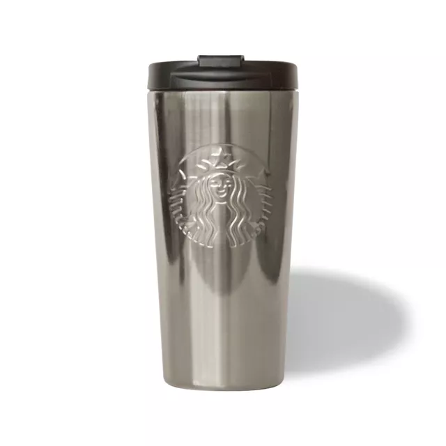 Starbucks United Kingdom White Abstract Phinney Stainless Steel