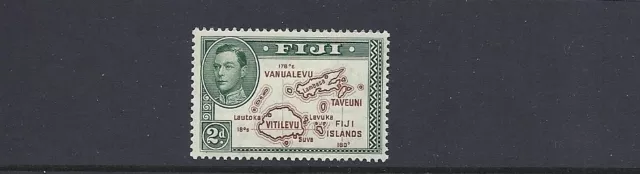 FIJI 1940 KGVI 2d MAP of Fiji (SG 254) F/VF MNH