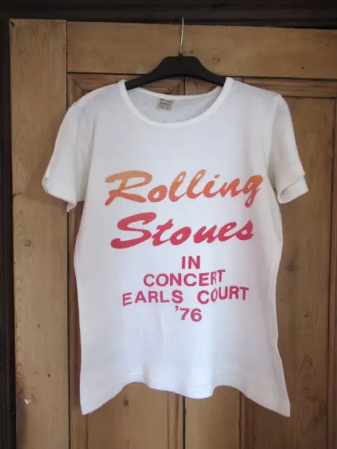 Rolling Stones 100% Original Earls Court London 1976 (!!) Tour Concert T-Shirt