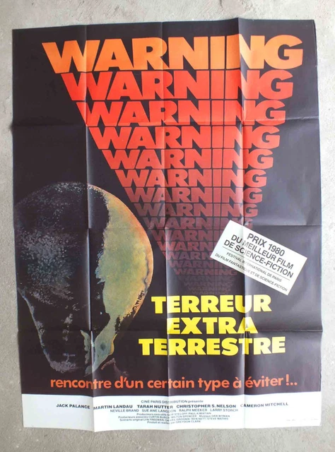 Affiche De Cinema 160 X 120 - Terreur Extra Terrestre - J Palance M Landau - 36
