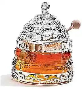 Crystal Honey Jar, Beehive Honey Dish