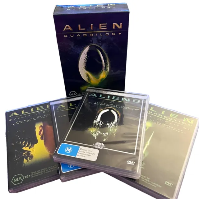 Alien Quadrilogy DVD Special Edition  (2003 : 9 Disc Set) R4 Sci-Fi Iconic