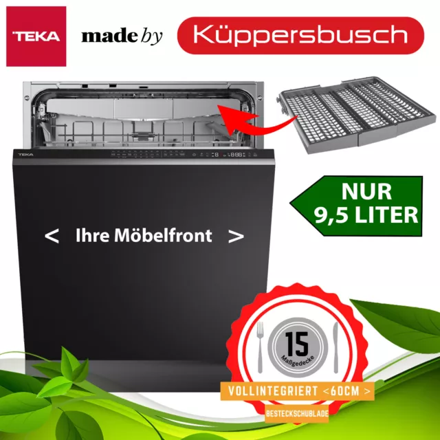 Geschirrspüler Einbau 60cm vollintegriert Spülmaschine Aquastop Freistehend ECO