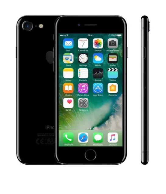 S95_Smartphone Apple IPHONE 7 128GB Noir Jet Black Ios Lire Bien
