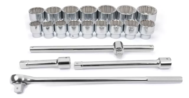 Titan Tools 61001 20 pc. 1 in. Dr SAE Socket Set