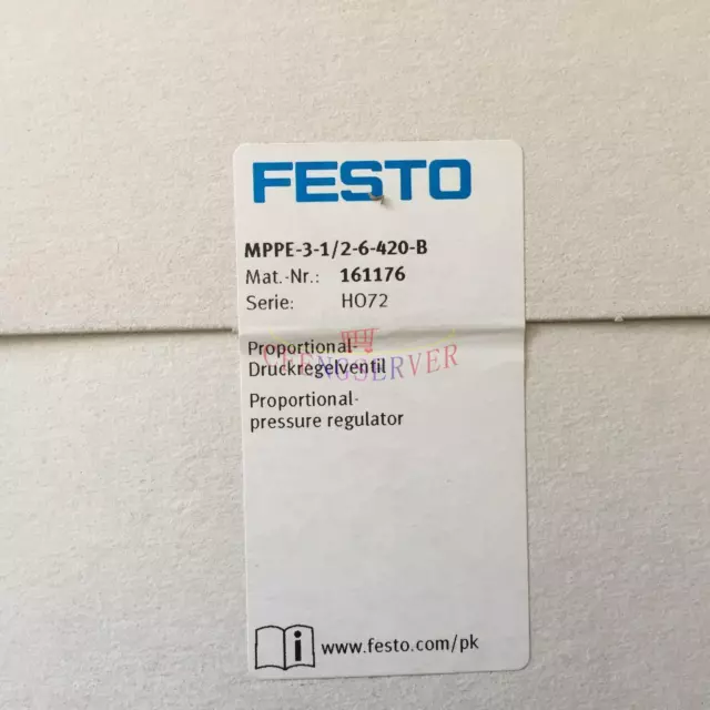 1PCS NEW FESTO MPPE-3-1/2-6-420-B 161176 proportional pressure regulator