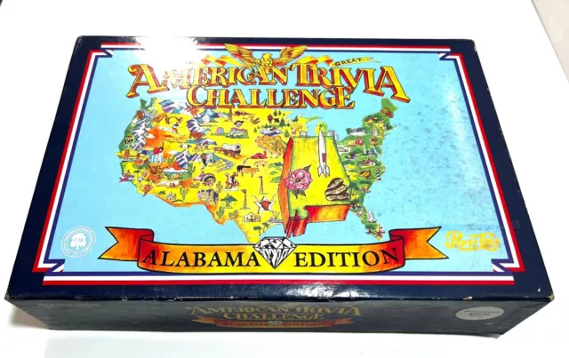 Vintage 1986 American Trivia Challenge Alabama  Diamond Edition Pepsi and Apple