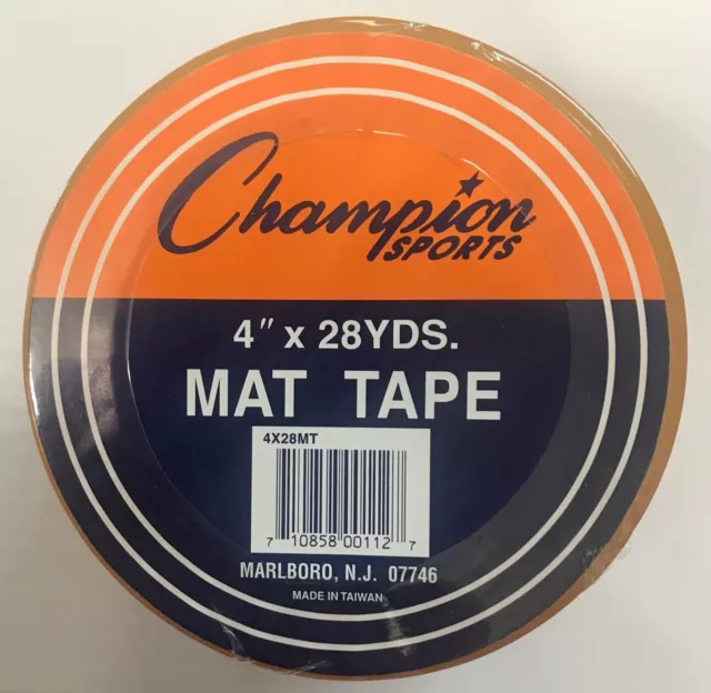 New  Set Of 4 Rolls Of Champion Wrestling Mat Tape, 4" X 28 YD.(84')