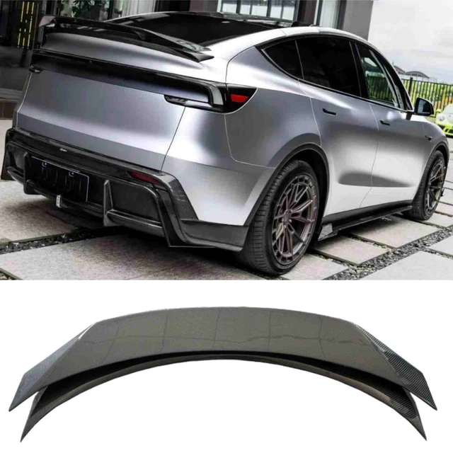 FIT FOR 2025-2026 Tesla Model Y Juniper Dry Carbon Fiber Trunk Spoiler ...