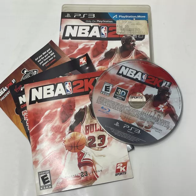 NBA 2K11 (Sony PlayStation 3, 2010) PS3 Game Complete w/ Manual CIB Tested!