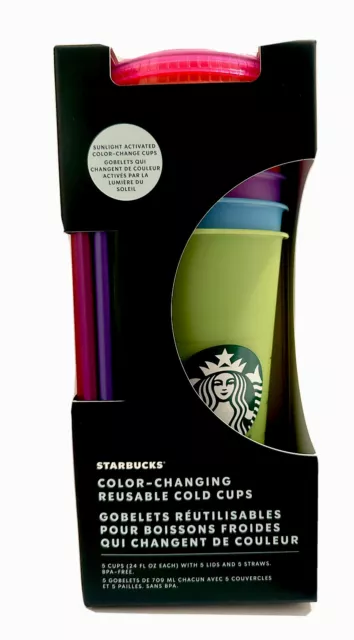 NEW STARBUCKS SUMMER 2022 Color Changing Cold Cups FREE SHIPPING!! $30. ...