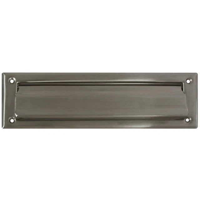 Stanley National Hardware N325-290 V1911 Mail Box Slot in Satin Nickel 2" x 11"
