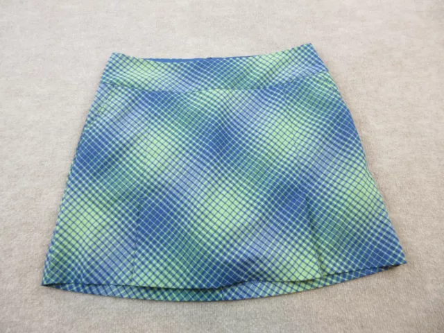 Nike Skort Womens 10 Blue Green Golf Athletic Dri Fit Lightweight Ladies 32x17