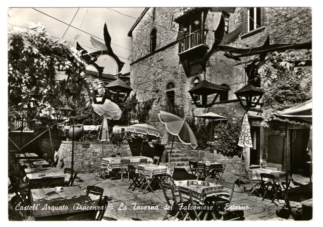 Cartolina - Repubblica - 1964 - Castell'Arquato (Piacenza)- La Taverna - FG - VG