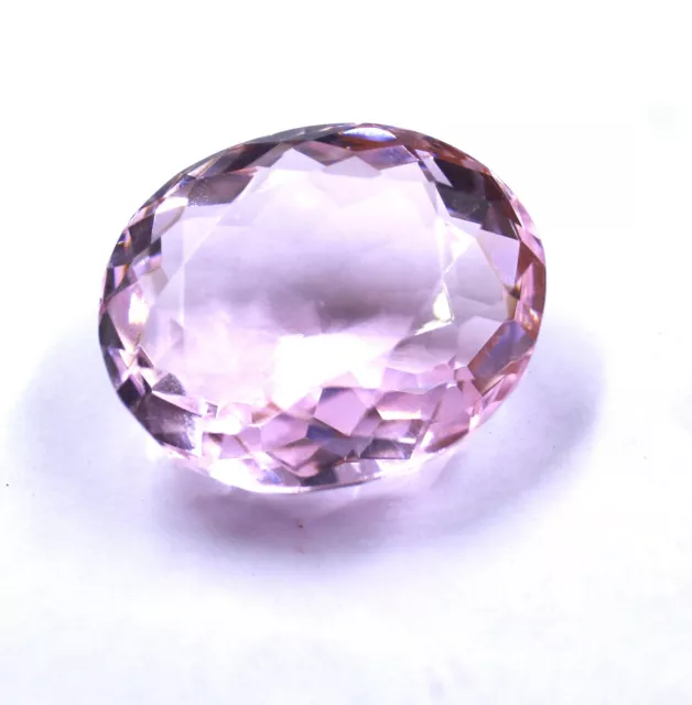 Transparent Brazilian Pink Topaz 116.00 Ct Certified Oval Shape Gemstone VR580