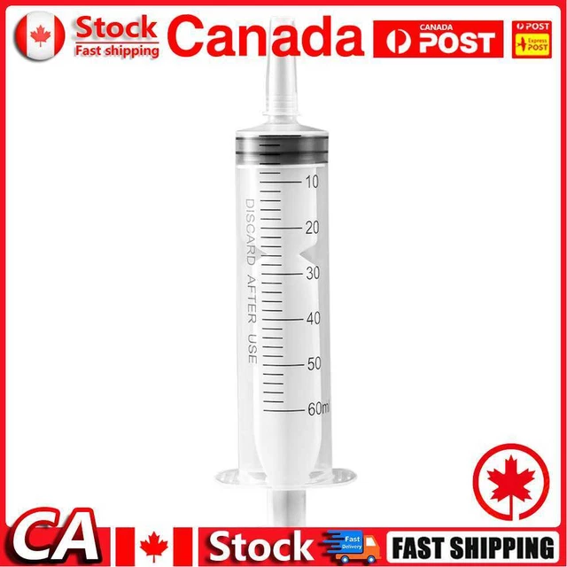 60ml Feeding Syringe Nutrient Sterile Plastic Syringe for Industrial Hydroponics
