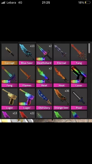 MM2 Roblox Murder Mystery 2 Virtual Item Box - Guaranteed 2 Godly/Vintage Items, Digital Code/Delivery