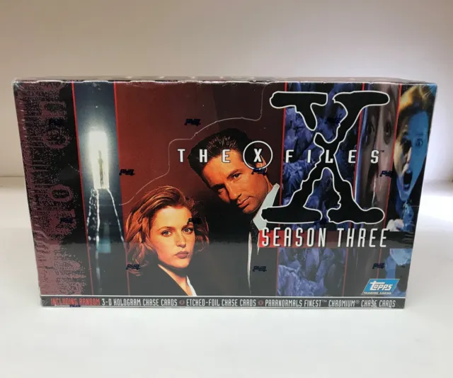 The X-Files Season Three 3 - Sealed Trading Card Hobby Box - Topps 1996