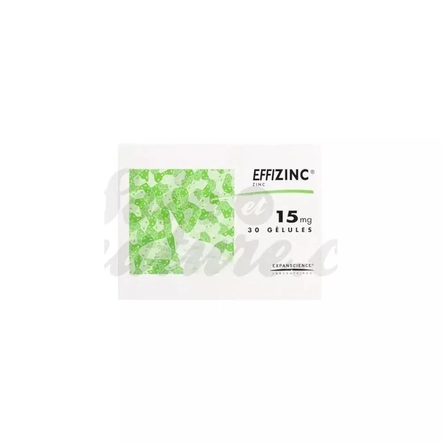 EFFIZINC 15MG CAPSULES Acne Treatment, Zinc Supplement for Clear Skin