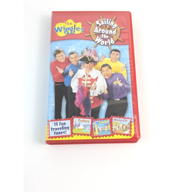 Click Around THE WIGGLES SAILING Around the World VHS Video Cassette Tape HIT ...