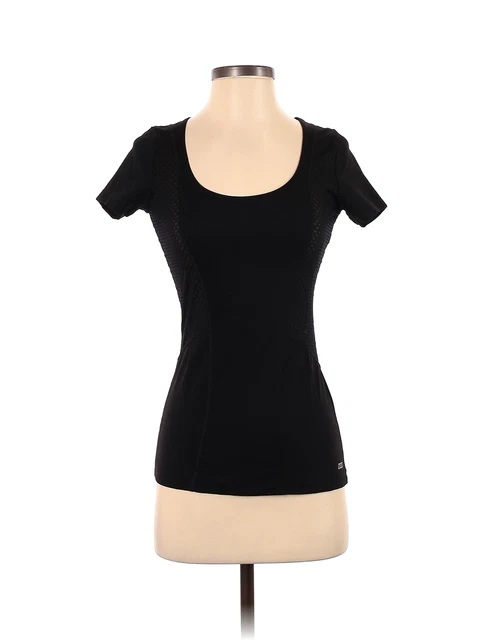 Lorna Jane Active Women Black Active T-Shirt XS