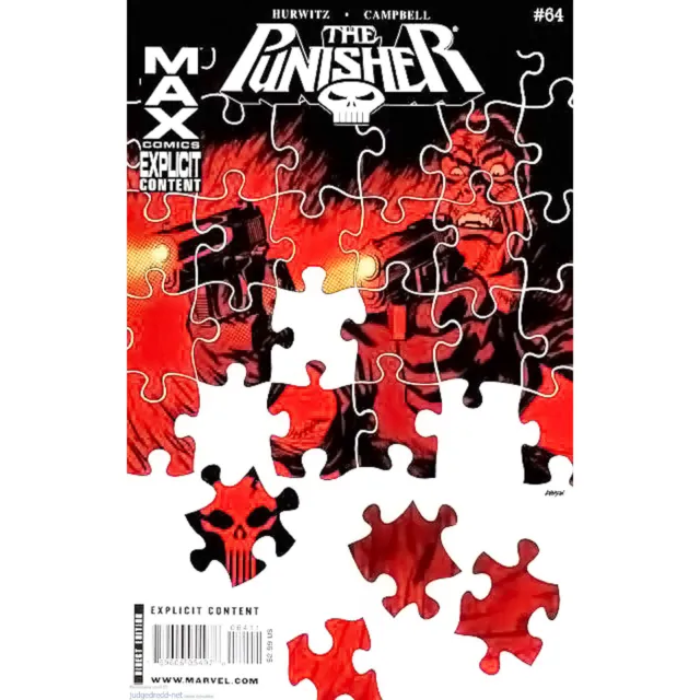 Punisher # 64 Punisher Max 1 Marvel Max Comic Book  VG/VFN 1 1 9 2009 (Lot 3781