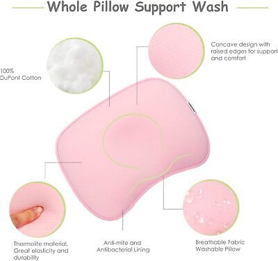 Orthopädisches Babykissen gegen Verformung Plattkopf Baby Soft Pillow Geschenk 2