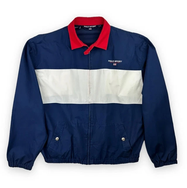 RARE VINTAGE POLO Sport Ralph Lauren Harrington Jacket USA Mens Large
