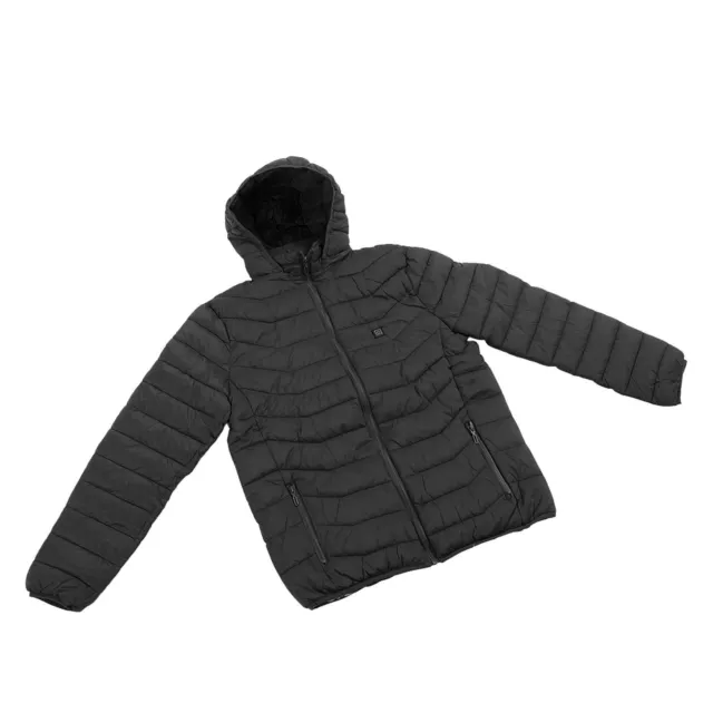 (3XL) Heated Hooded Jacket 3 Temperature Gears To Keep You Warm Single