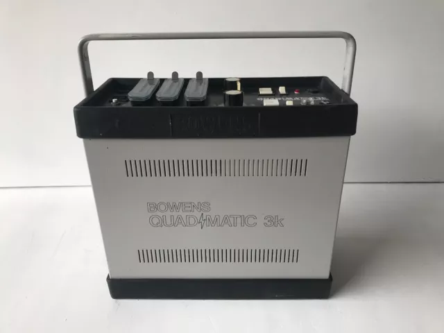 Bowens Quad Matic 3k studio flash power pack