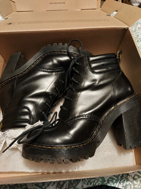 DR MARTENS PERSEPHONE Black Boots Size 5 50.00 PicClick UK